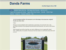 Tablet Screenshot of dandafarms.com